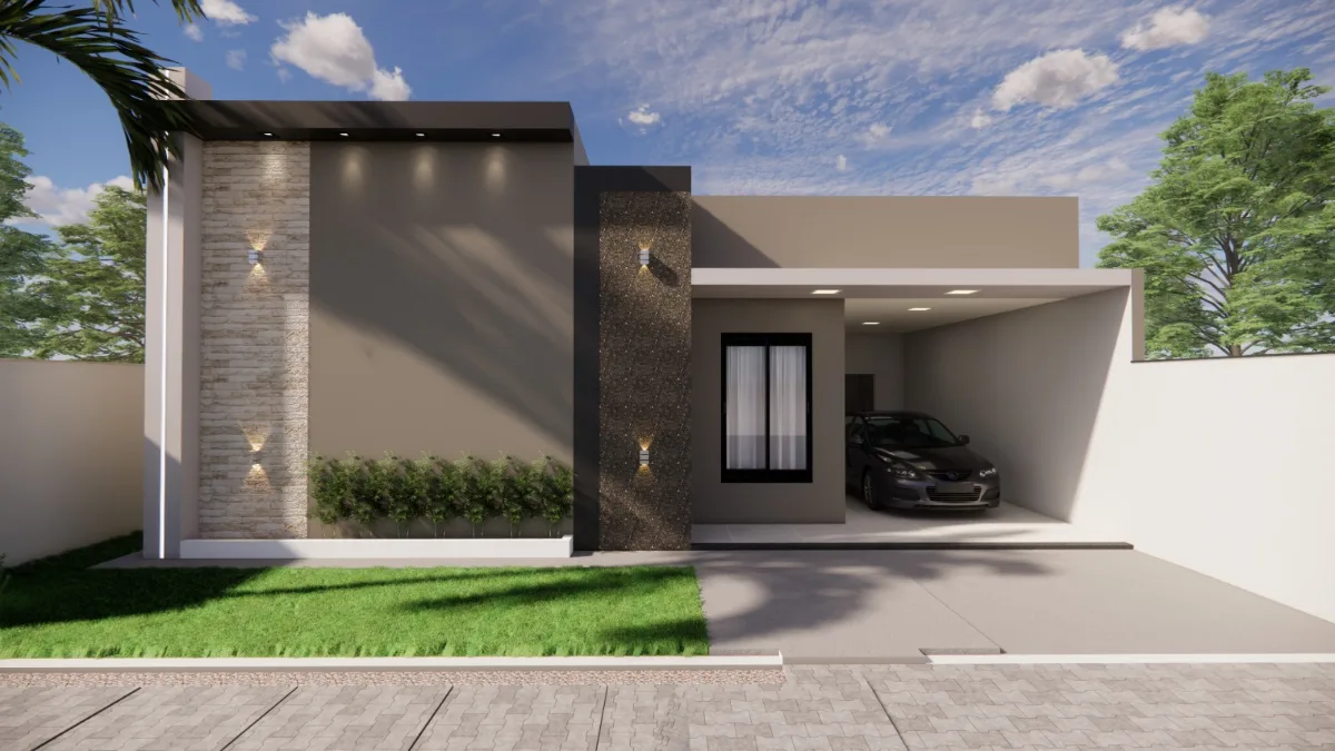 casa residencial em construção