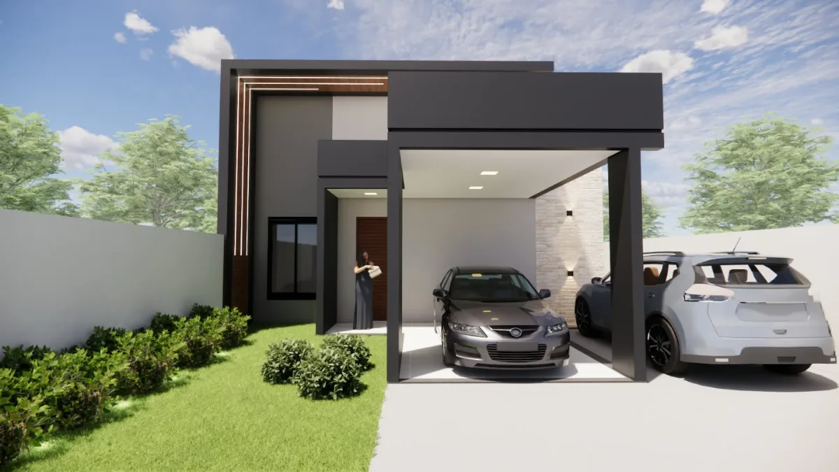 Casa residencial em construção